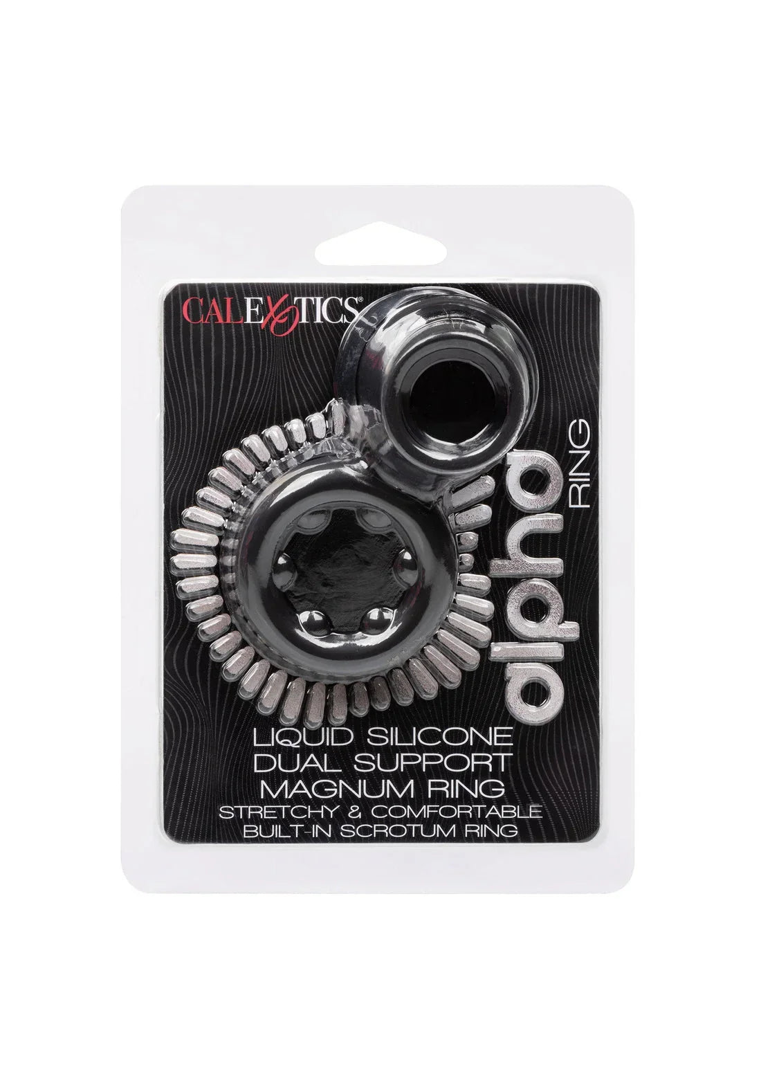 Alpha Dual Magnum Ring by CalExotics - Happytoys Sexshop: Toys for Feeling Happy & Easy 😊 - Discreet geleverd