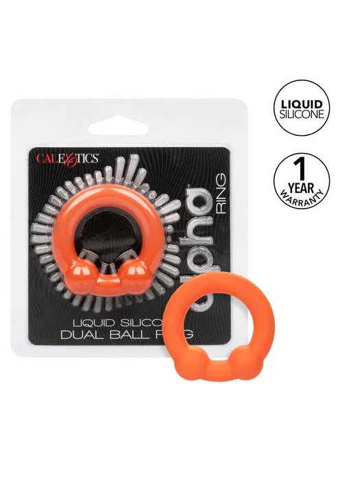 Alpha Dual Ball Ring by CalExotics - Happytoys Sexshop: Toys for Feeling Happy & Easy 😊 - Discreet geleverd