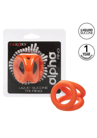 Alpha Tri-Ring by CalExotics - Happytoys Sexshop: Toys for Feeling Happy & Easy 😊 - Discreet geleverd
