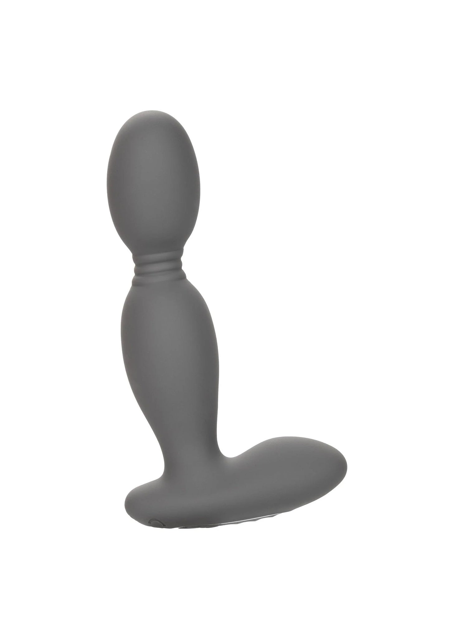 Donkergrijze kegelvormige roterende probe-vibrator met gebogen kop