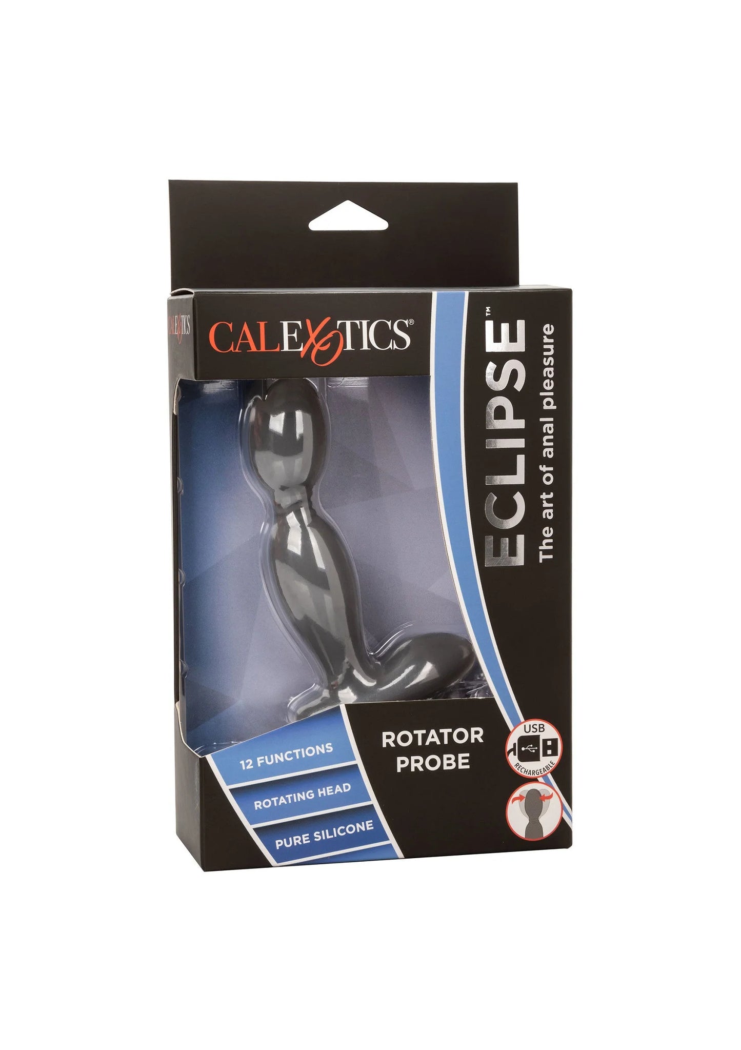 CALEXOTICS Eclipse verpakking van rotator probe vibrator met 12 functies