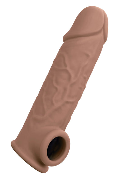 Bestel: Life - Like Extension 7 inch - bij Happytoys: de erotische sex webshop | liever Happy dan Easy ⭐⭐⭐⭐⭐ - Default Title - 14890 - BROWN