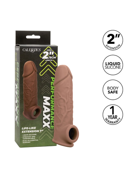 Bestel: Life - Like Extension 7 inch - bij Happytoys: de erotische sex webshop | liever Happy dan Easy ⭐⭐⭐⭐⭐