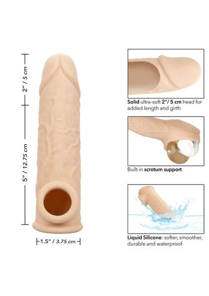 Bestel: Life - Like Extension 7 inch - bij Happytoys: de erotische sex webshop | liever Happy dan Easy ⭐⭐⭐⭐⭐