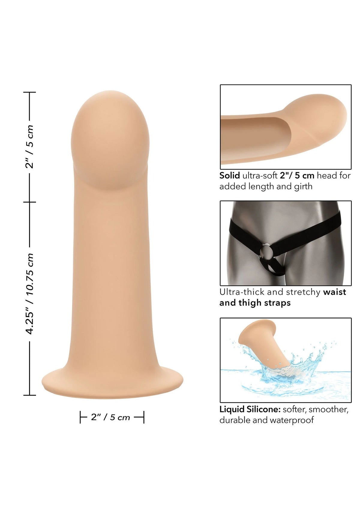 Bestel: Extension With Harness - bij Happytoys: de erotische sex webshop | liever Happy dan Easy ⭐⭐⭐⭐⭐
