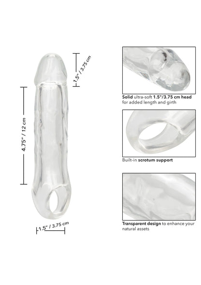 Beste vandaag nog: Performance Maxx Clear Extension 6.5' by CalExotics - bij Happytoys