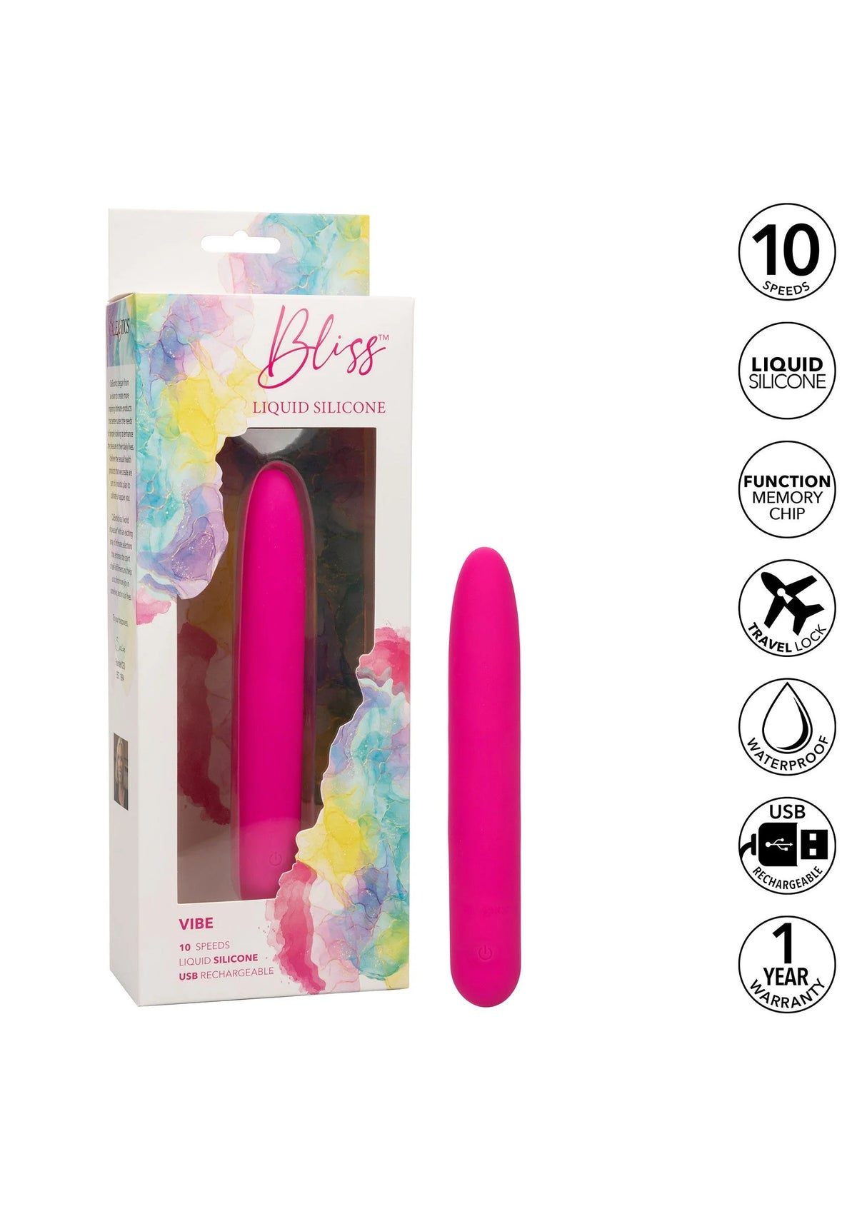Beste vandaag nog: Bliss Liquid Silicone Vibe by CalExotics - bij Happytoys