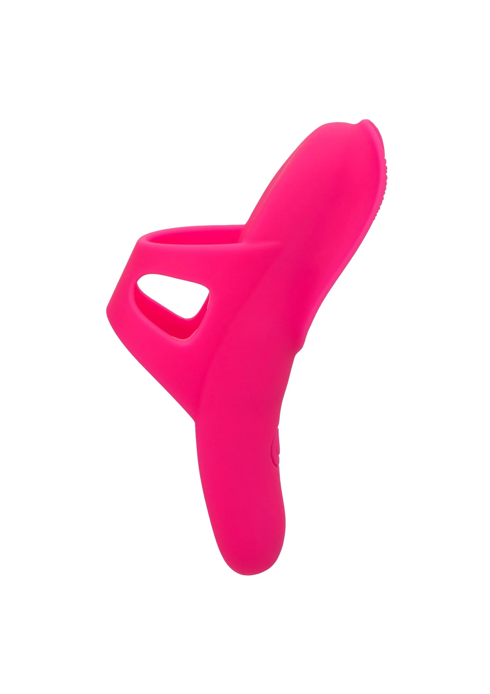 CalExotics nubby vibe vibratormassager, roze handvat met ronde uitsparing