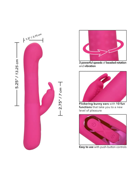 Beste vandaag nog: Jack Rabbit Elite Beaded G Rabbit by CalExotics - bij Happytoys