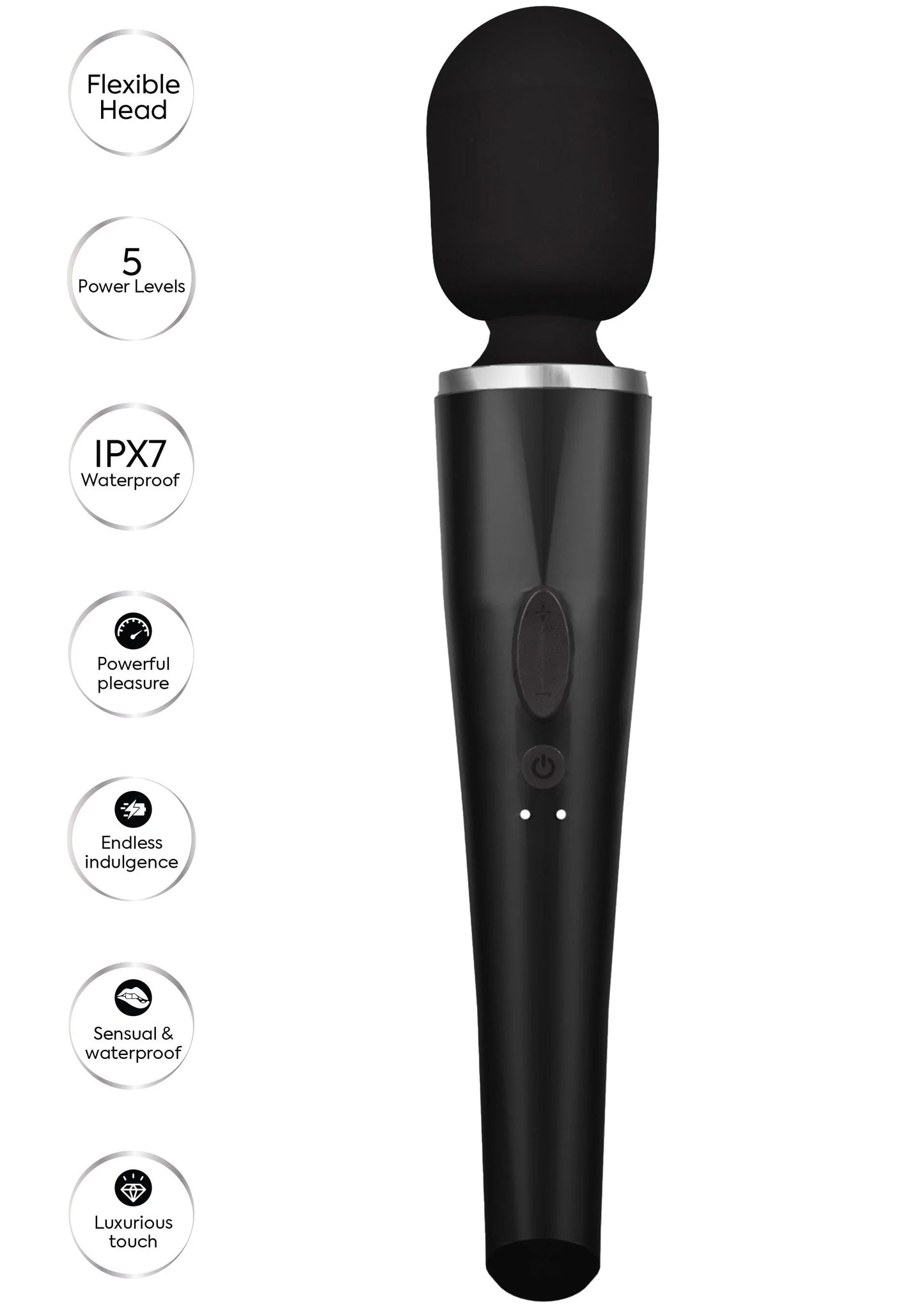 Pro Wand Massager Rot von Caresse