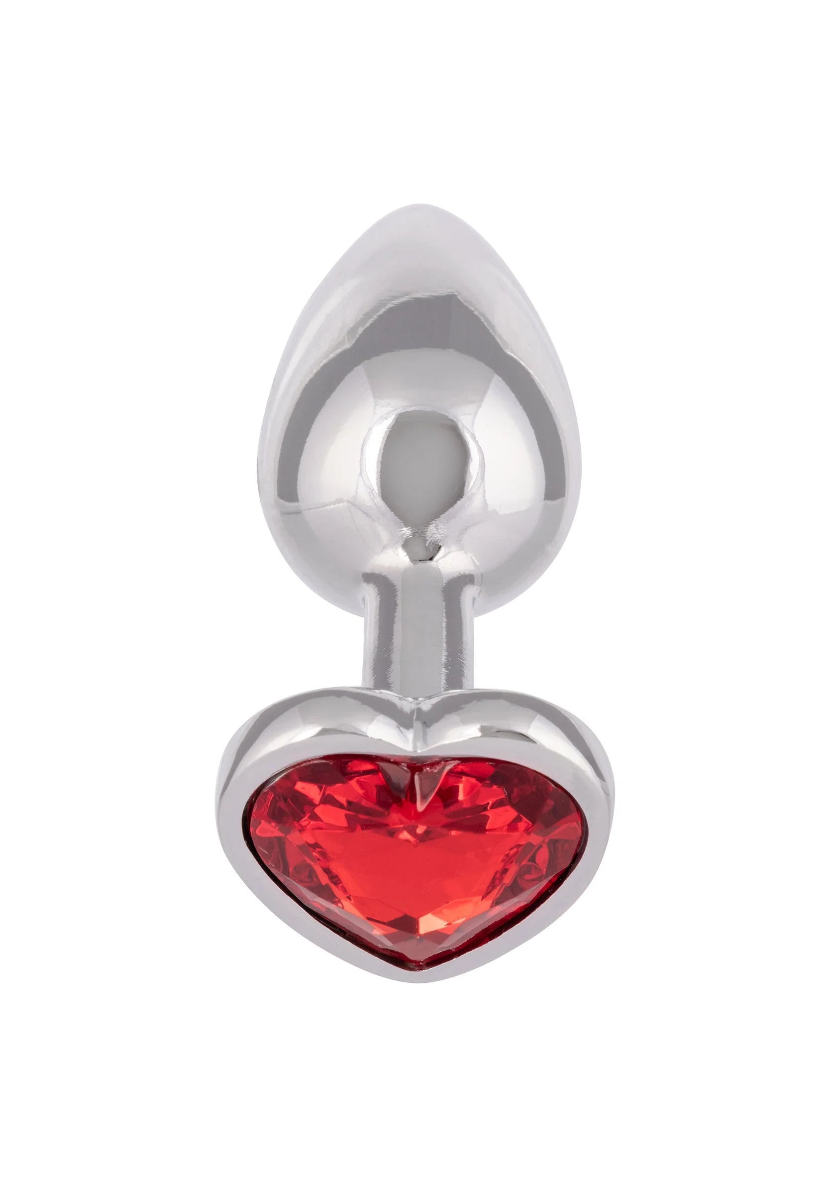 Beste vandaag nog: Jewel Small Ruby Heart Plug by CalExotics - bij Happytoys - Default Title - 16514 - RED