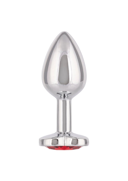 Beste vandaag nog: Jewel Small Ruby Heart Plug by CalExotics - bij Happytoys