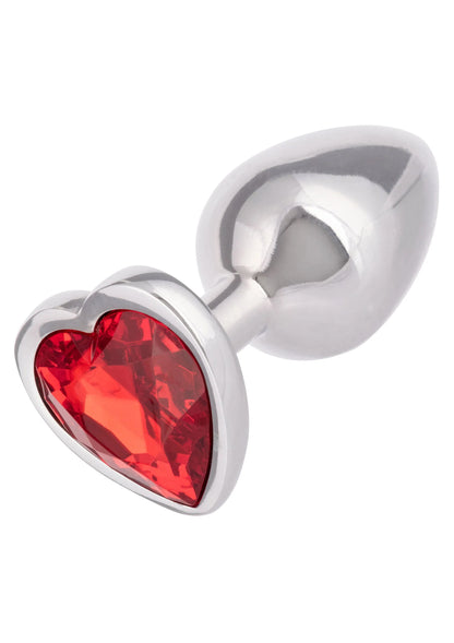 Beste vandaag nog: Jewel Small Ruby Heart Plug by CalExotics - bij Happytoys