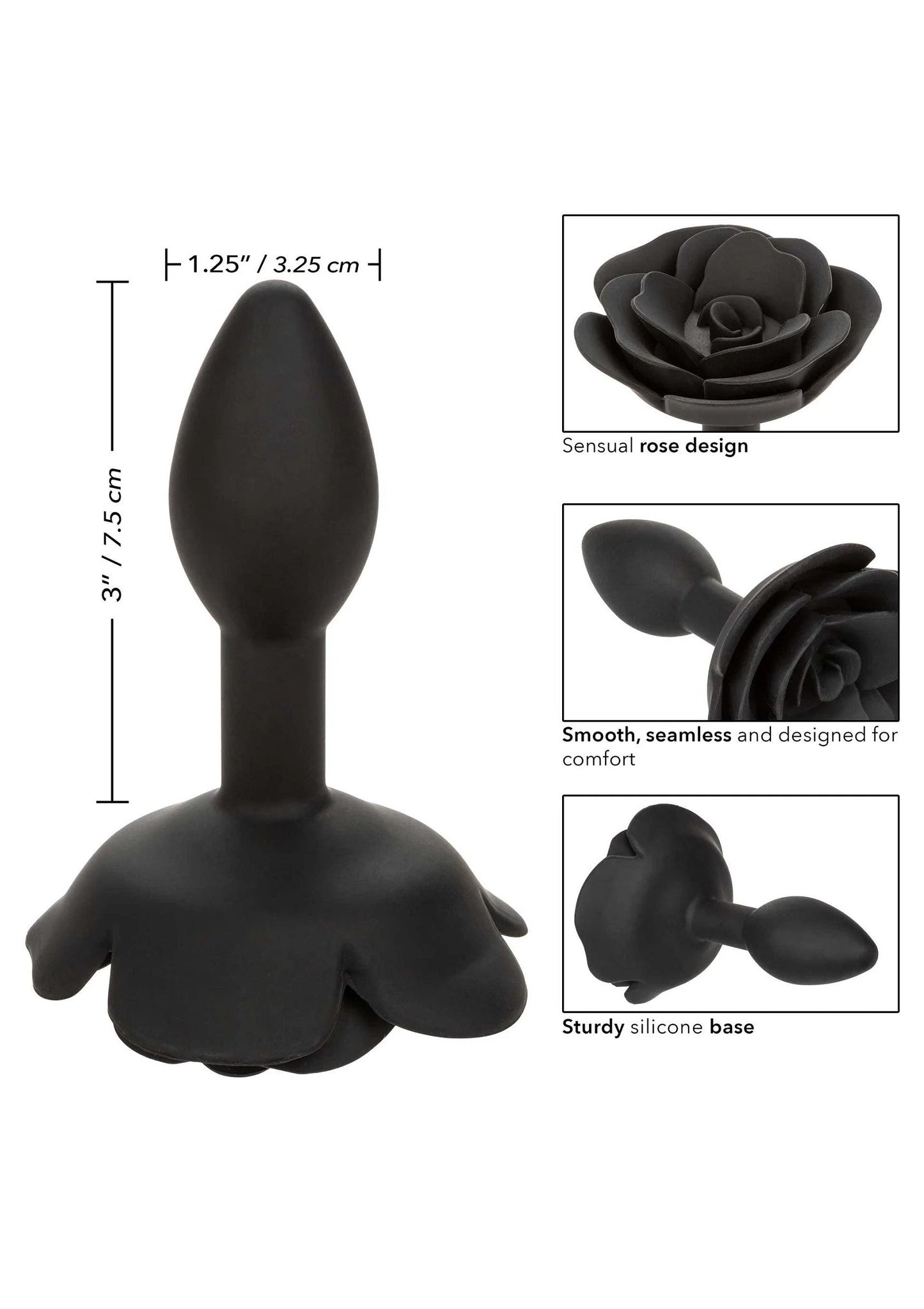 Forbidden Small Rose Anal Plug by CalExotics
