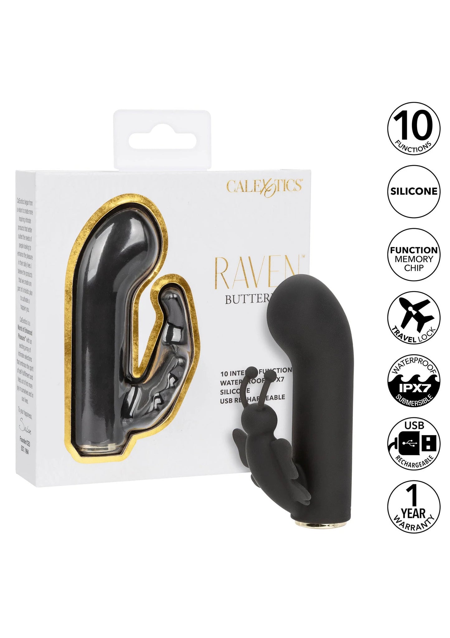 Raven Butterfly vibrator by CalExotics