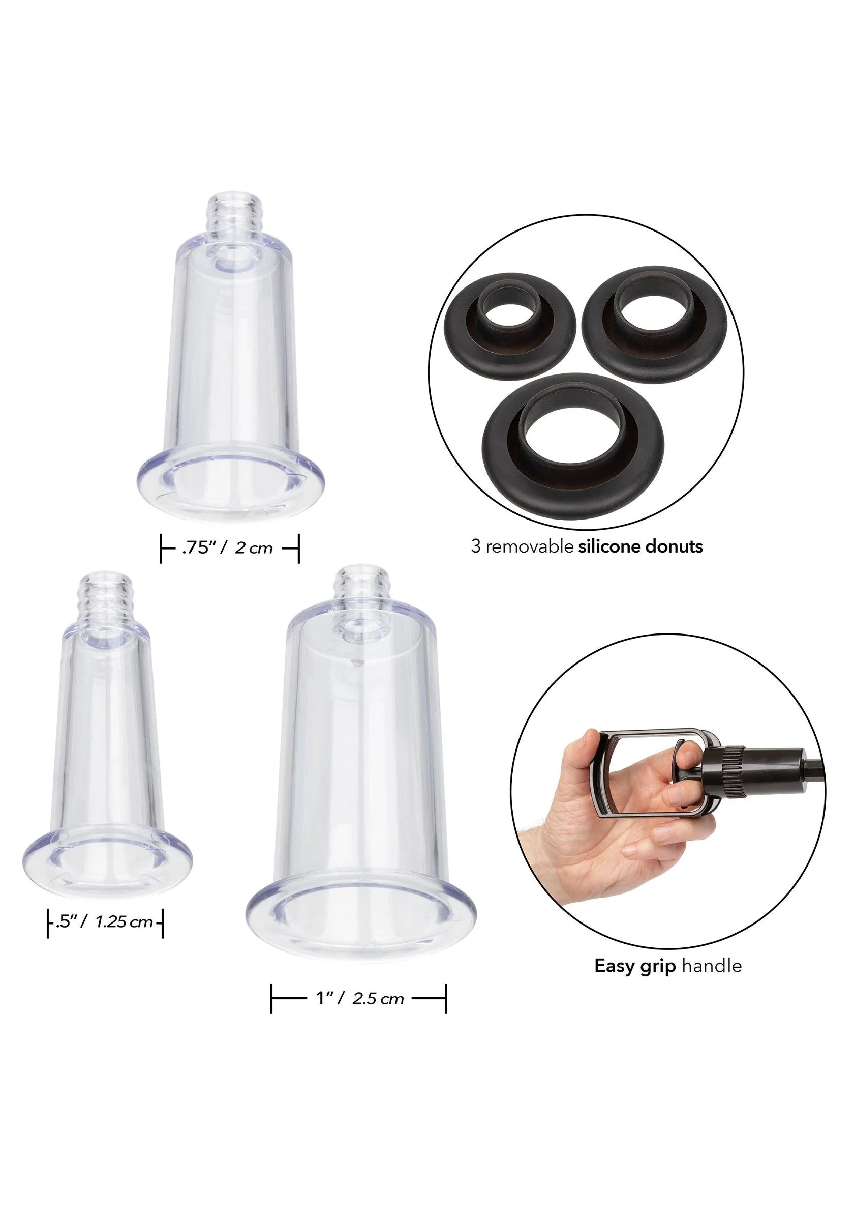 Beste vandaag nog: Boundless Body Pump Kit by CalExotics - bij Happytoys