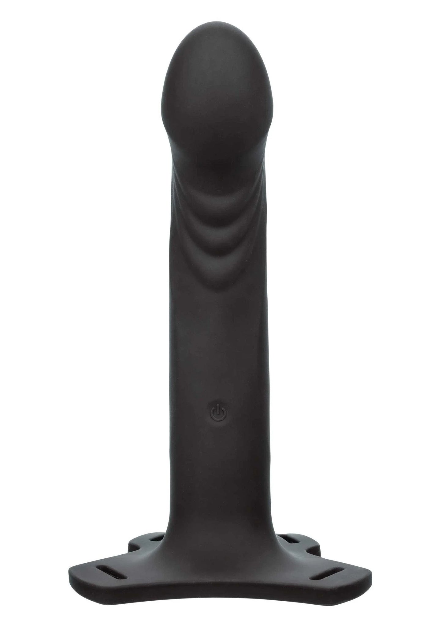 CalExotics Boundless zwarte vibrator met brede voet en afgeronde top