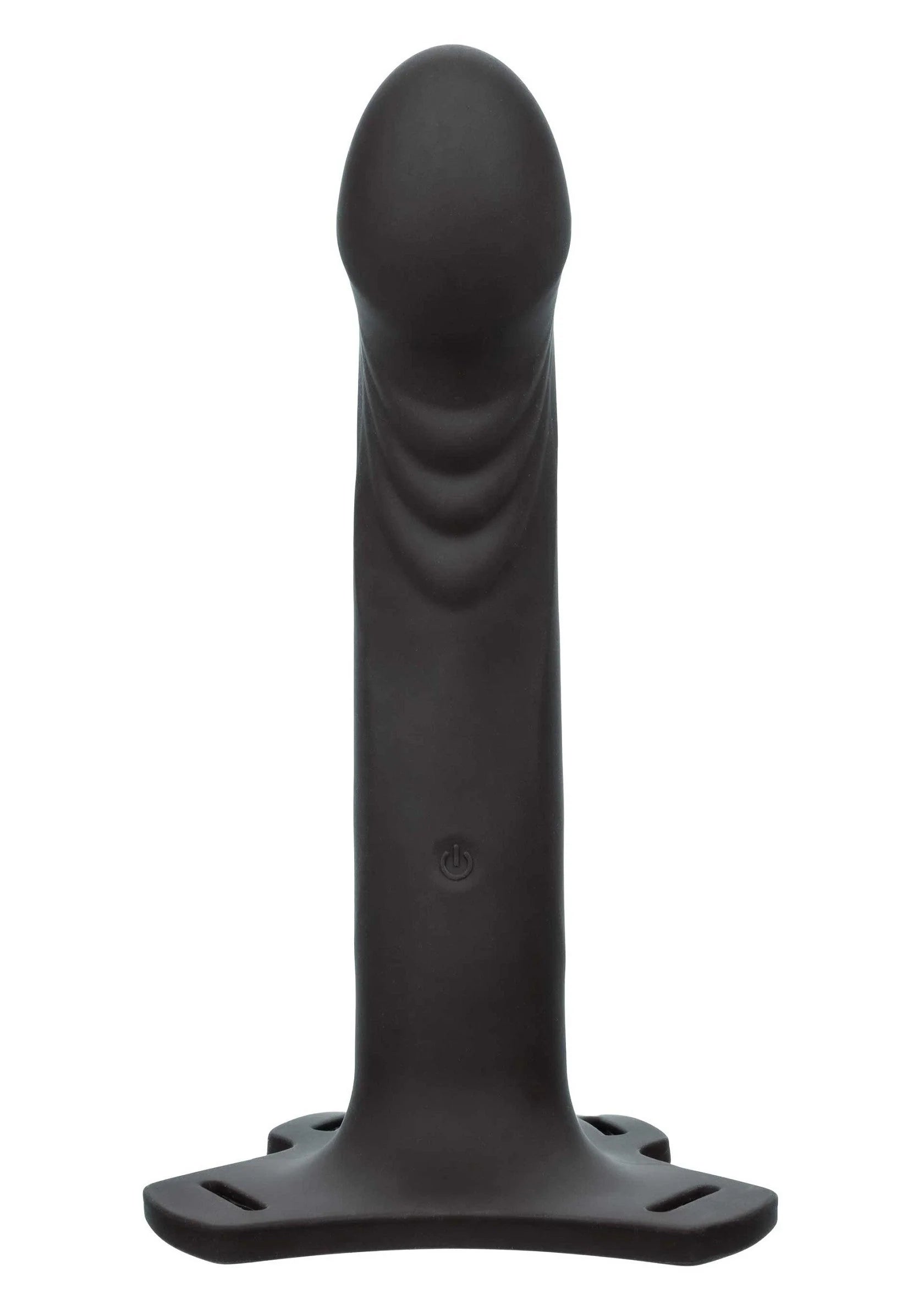 CalExotics Boundless zwarte vibrator met brede voet en afgeronde top