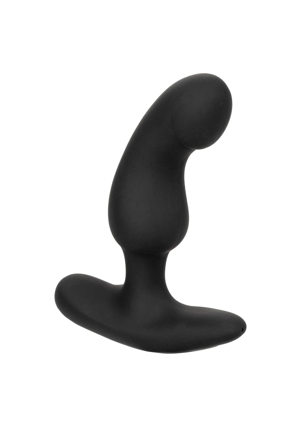Zwarte gebogen rechargeable probe met brede voet en afgeronde top