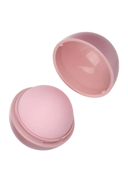 Opal Smooth massager van CalExotics, geopend deksel en ronde roze bol
