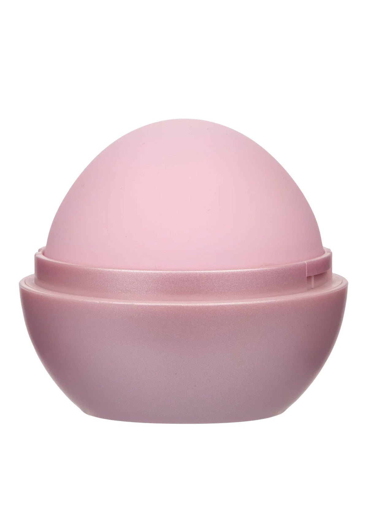Opal Smooth massager van CalExotics, staande gesloten roze bol met brede onderrand