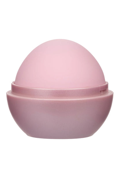 Opal Smooth massager van CalExotics, staande gesloten roze bol met brede onderrand