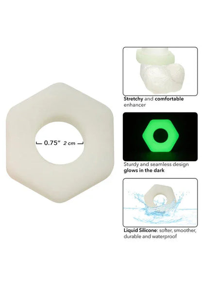 Silicone Prolong Sexagon Ring by CalExotics