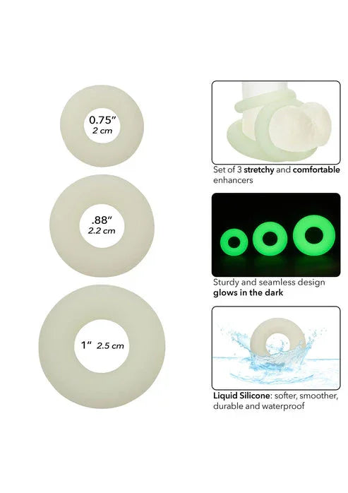 Silicone 3 Ring Set by CalExotics