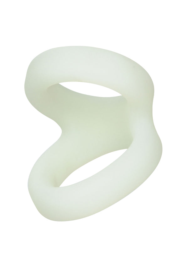 Beste vandaag nog: Liquid Silicone Snug Tugger cock and ball ring by CalExotics Alpha - bij Happytoys Sexshop: online sex shop for Feeling Happy & Easy 😊 - Glow in the dark - 16749 - GLOW