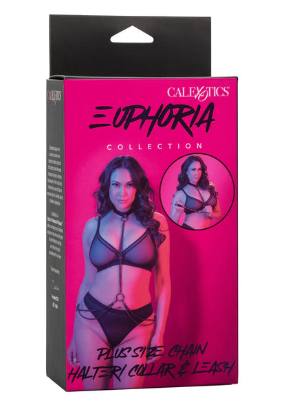 Chain Halter & Collar Plus by CalExotics