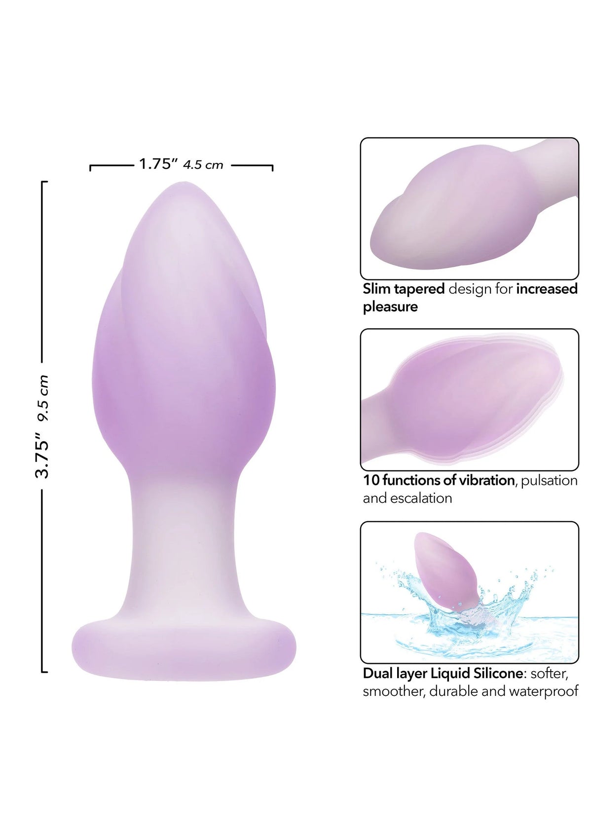 Beste vandaag nog: Lavender Haze Ridge Probe by CalExotics - bij Happytoys Sexshop: Toys for Feeling Happy & Easy 😊