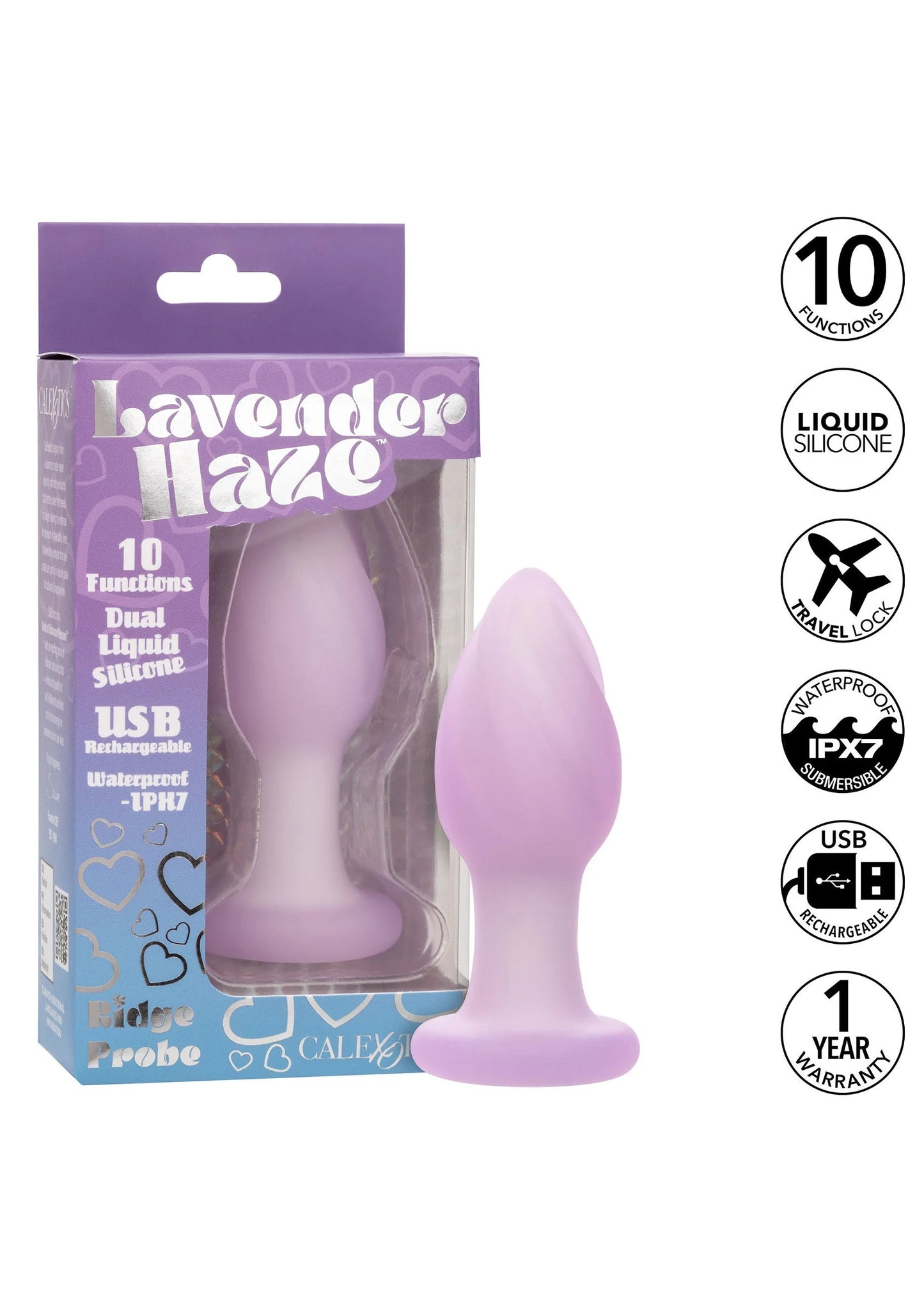 Beste vandaag nog: Lavender Haze Ridge Probe by CalExotics - bij Happytoys Sexshop: Toys for Feeling Happy & Easy 😊