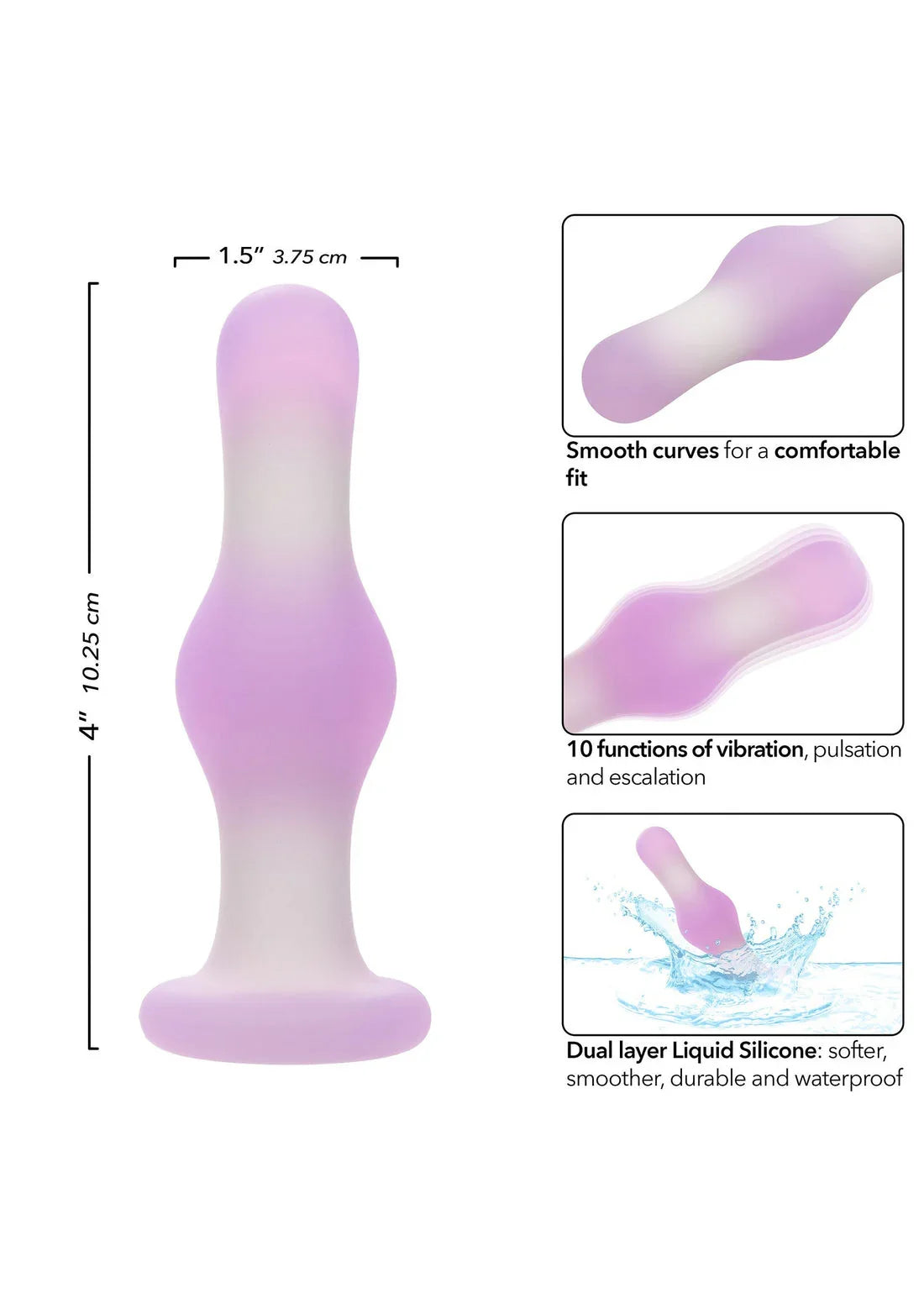 Lavender Haze Bulb Probe by CalExotics - Happytoys Sexshop: Toys for Feeling Happy & Easy 😊 - Discreet geleverd