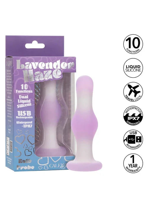 Lavender Haze Bulb Probe by CalExotics - Happytoys Sexshop: Toys for Feeling Happy & Easy 😊 - Discreet geleverd