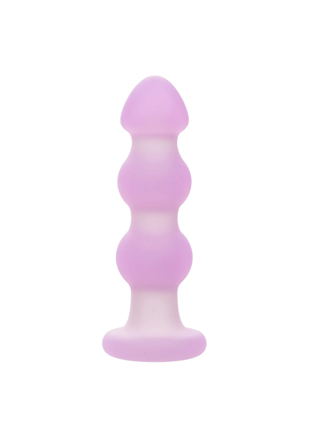 CalExotics beaded probe, lila siliconen vibrator met opgestapelde rondingen
