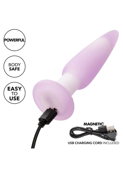 Lila slanke probe met oplaadkabel; magnetische USB-oplader inbegrepen