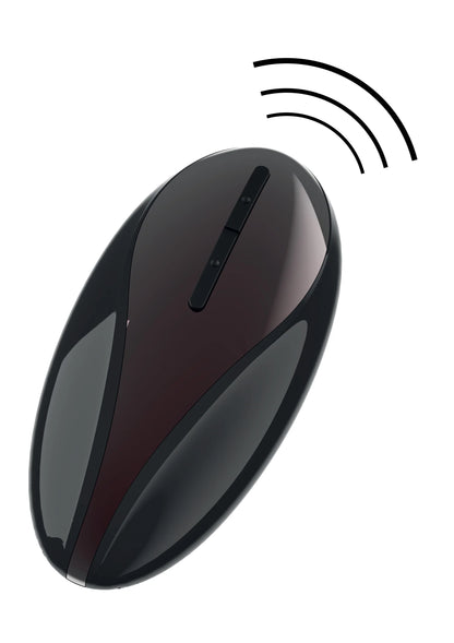 Afstandsbediening voor vibrator, zwart met knoppen