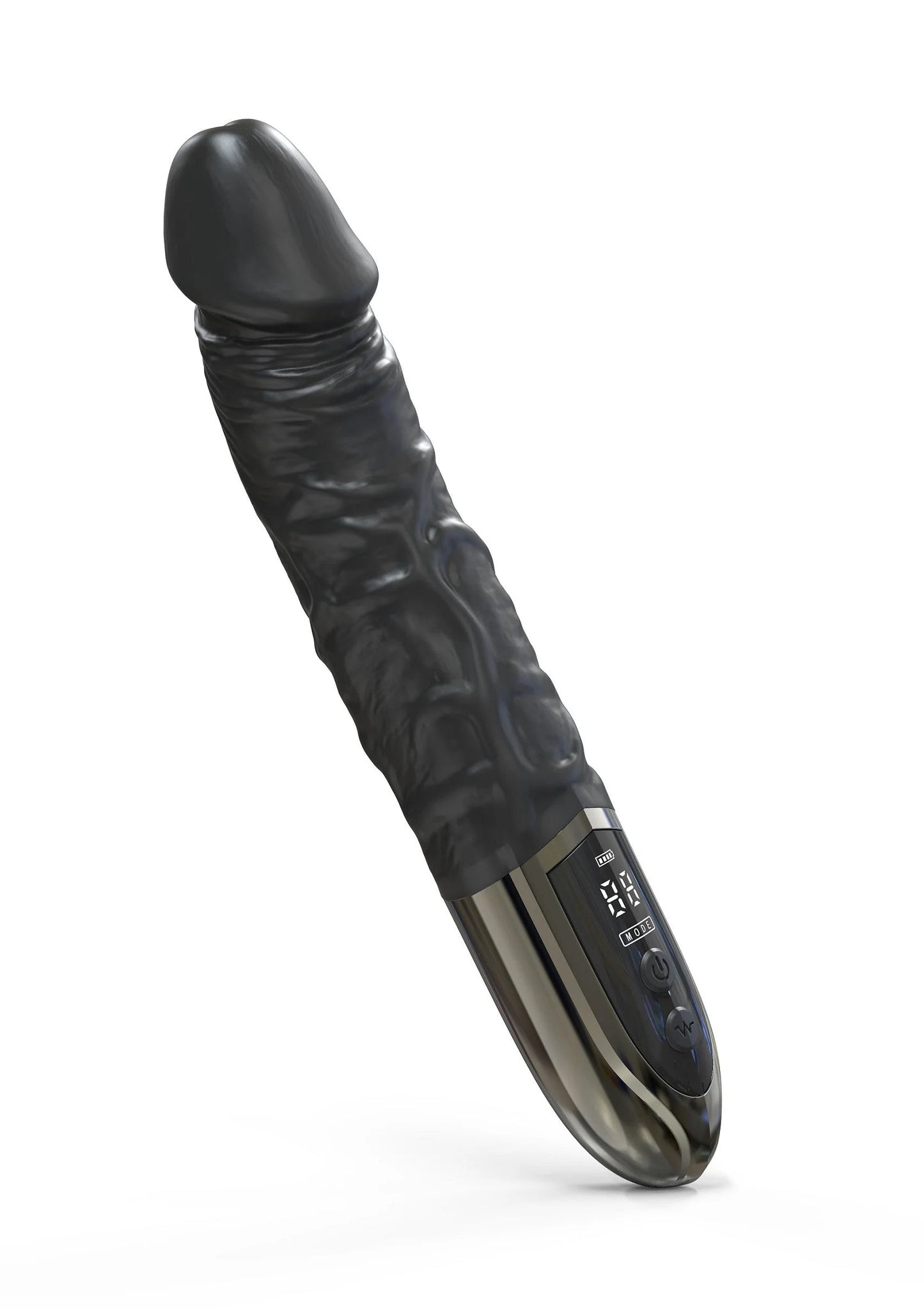 Zwarte Hidden Desire vibrerende anale vibrator, afgeronde kop en bedieningspaneel