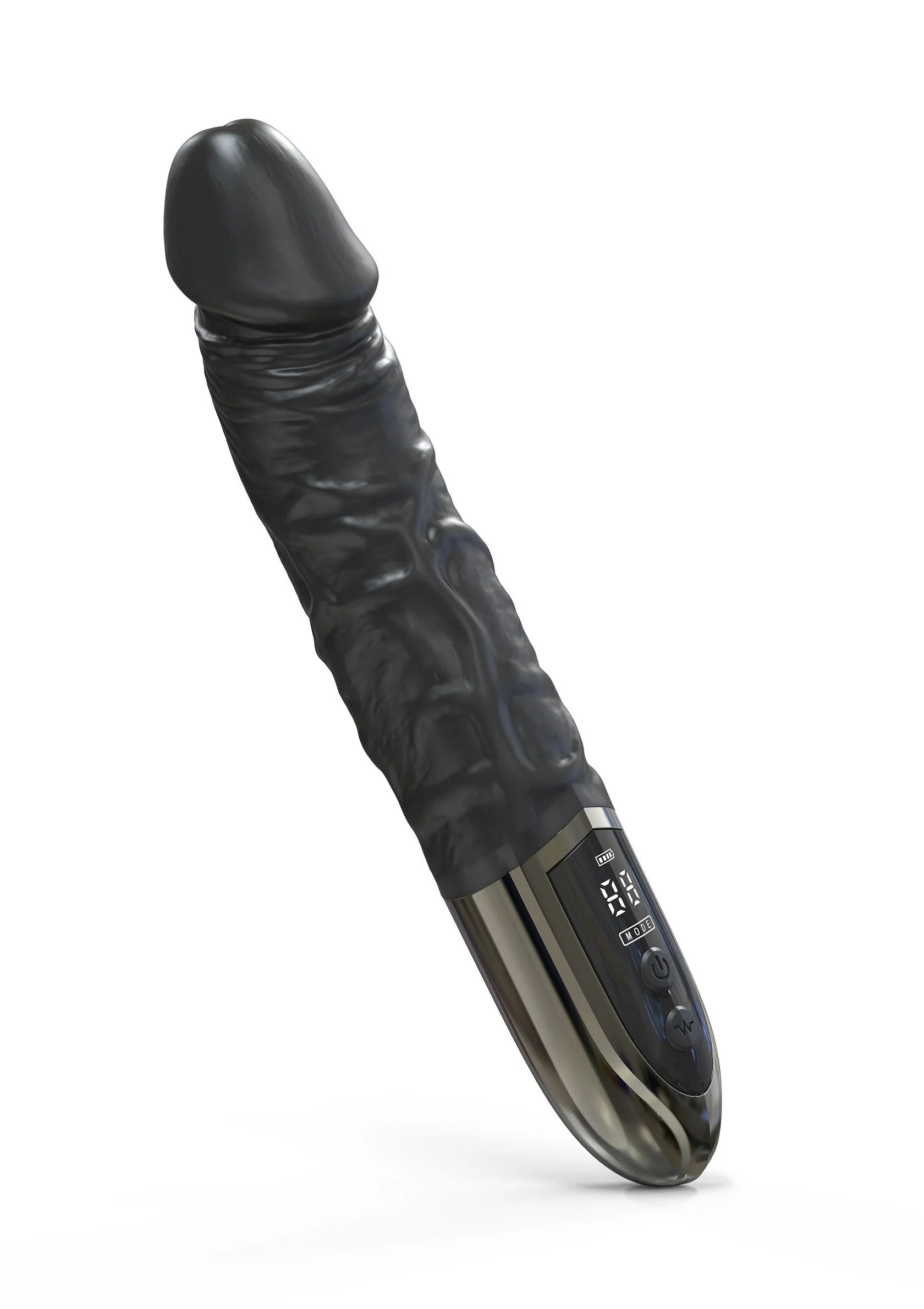 Zwarte Hidden Desire vibrerende anale vibrator, afgeronde kop en bedieningspaneel