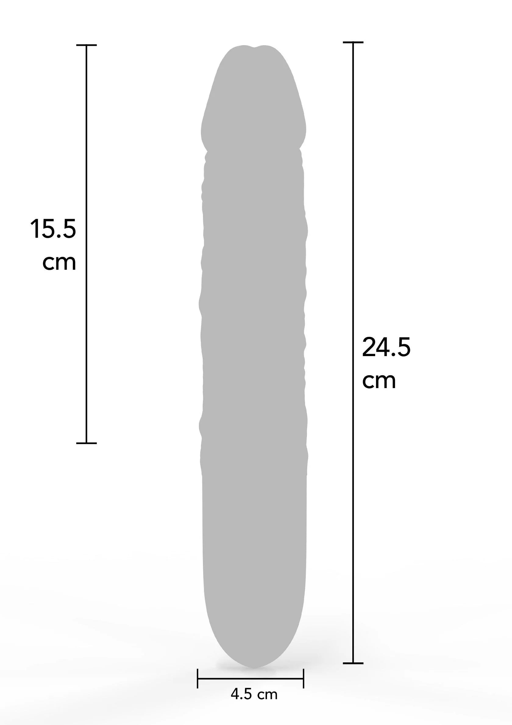 Afmetingen: 24,5 cm lang, 15,5 cm hoog, 4,5 cm breed