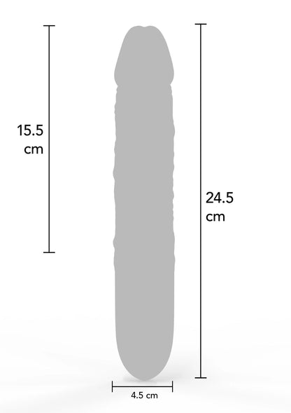 Afmetingen: 24,5 cm lang, 15,5 cm hoog, 4,5 cm breed