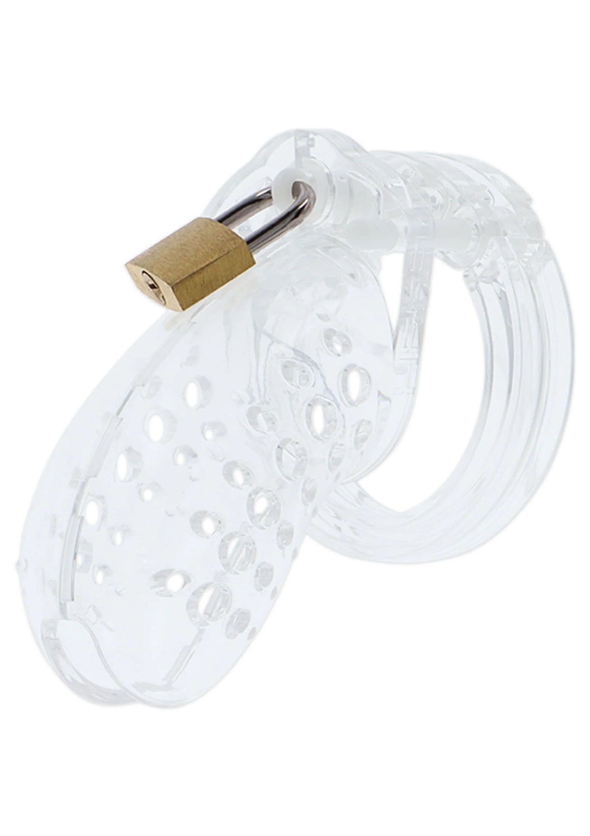 Bestel: Chastity Cock Cage Acrylic - bij Happytoys: de erotische sex webshop | liever Happy dan Easy ⭐⭐⭐⭐⭐ - Default Title - 16820 - CLEAR