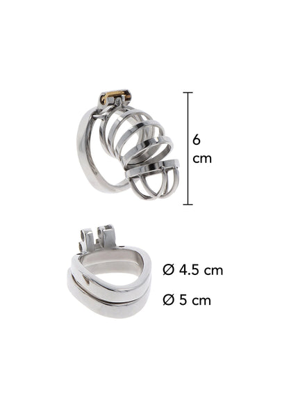 Bestel: Chastity Cock Cage Metal by Hidden Desire - bij Happytoys: de erotische sex webshop | liever Happy dan Easy ⭐⭐⭐⭐⭐
