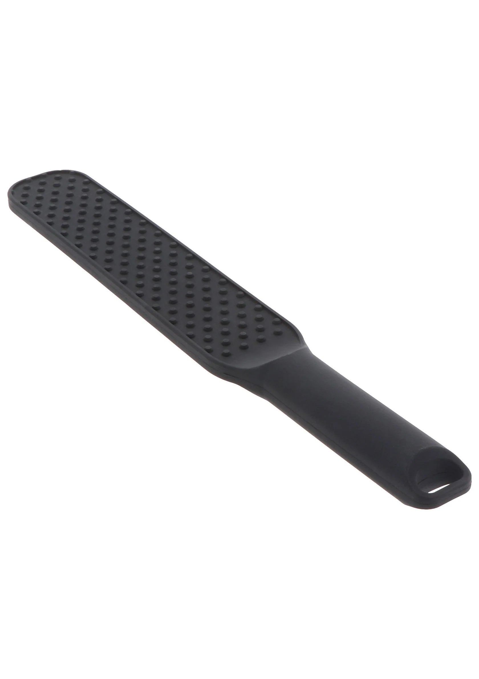 Zwarte stekelpaddle, zijaanzicht; perforatierooster op de kop