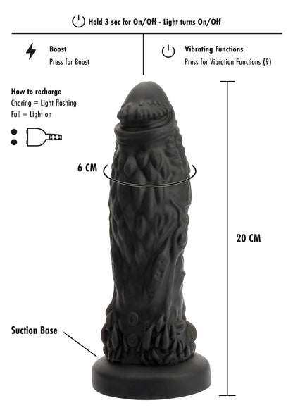 Bestel: Goblin Monster Dong by Hidden Desire Exreme - bij Happytoys: de erotische sex webshop | liever Happy dan Easy ⭐⭐⭐⭐⭐