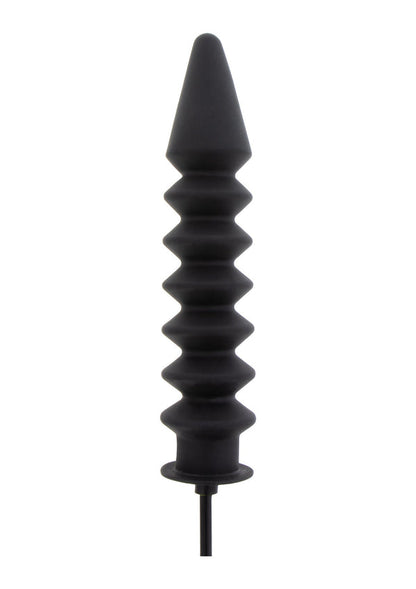 Inflatable Ribbed Plug Expert Buttplug by Hidden Desire Extreme