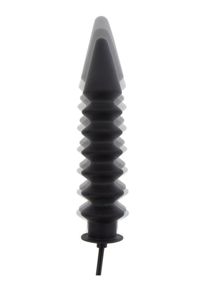 Inflatable Ribbed Plug Expert Buttplug by Hidden Desire Extreme