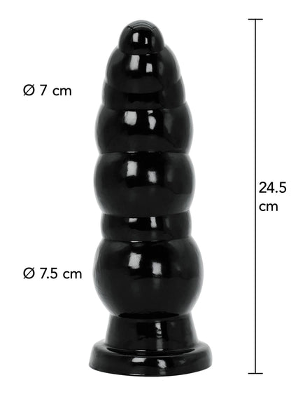 Bestel: Buttplug Balls 24.5 cm - bij Happytoys: de erotische sex webshop | liever Happy dan Easy ⭐⭐⭐⭐⭐ - Default Title - 16871 - BLACK
