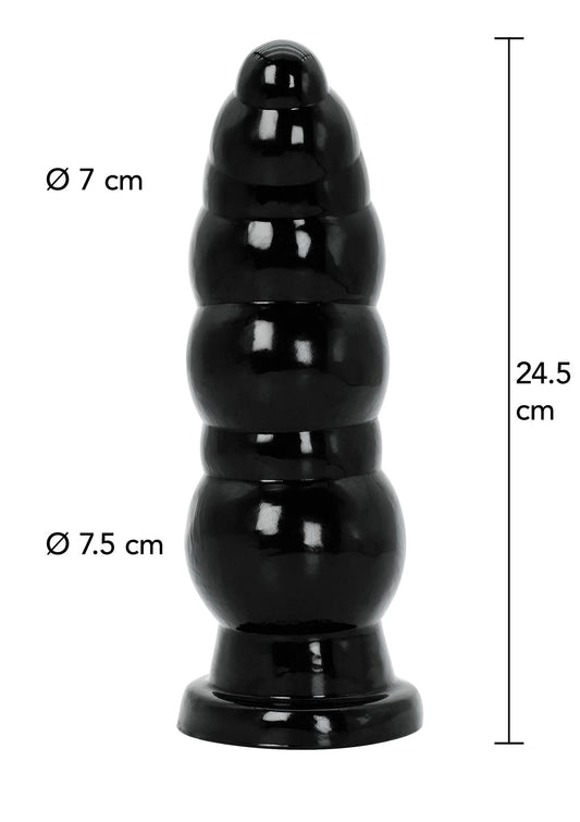 Bestel: Buttplug Balls 24.5 cm - bij Happytoys: de erotische sex webshop | liever Happy dan Easy ⭐⭐⭐⭐⭐ - Default Title - 16871 - BLACK
