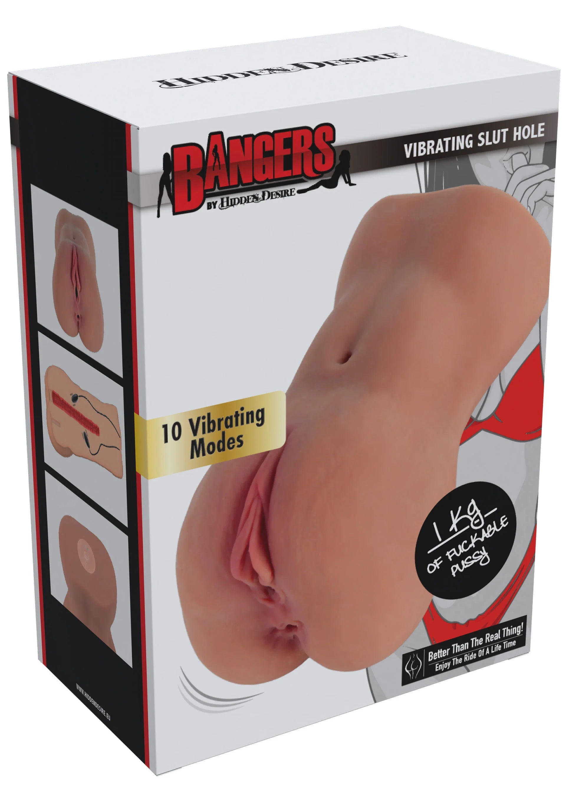 Doos van RANGERS vibrerende masturbator by Hidden Desire, 10 vibratiemodi